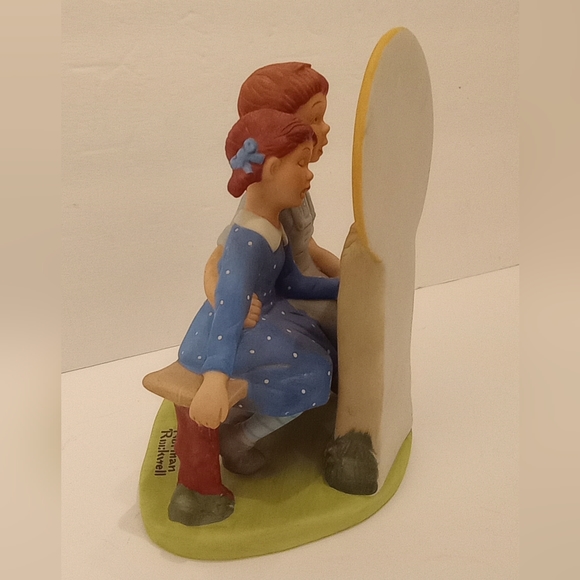 Danbury Mint - Norman Rockwell "Young Love" Figurine Collectible - Picture 3 of 10